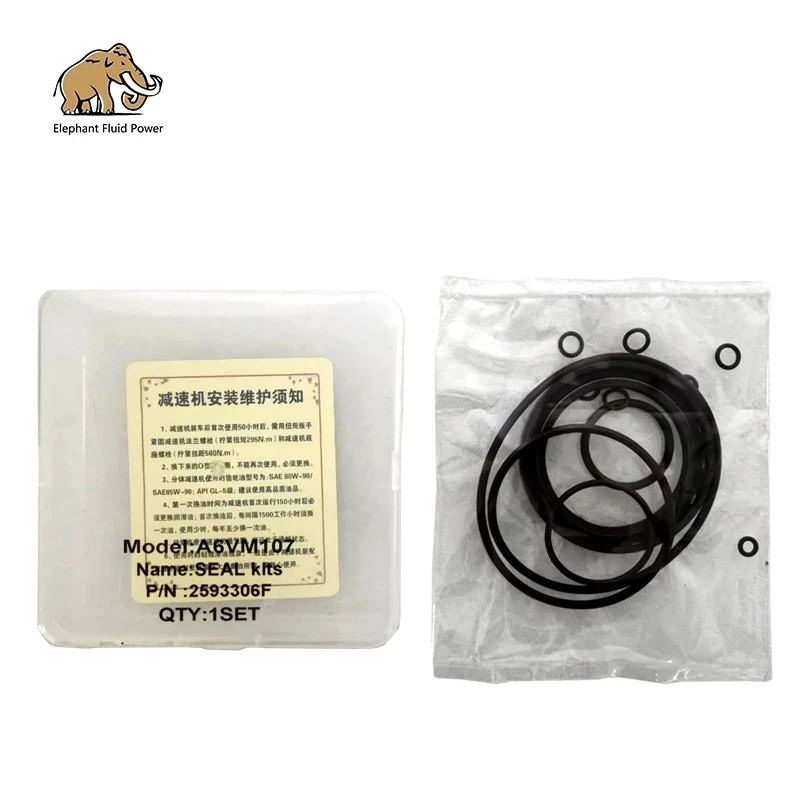 Excavator bulldozer repair Rexroth A2FM125 Hydraulic Piston Pump Sealing Parts Kits