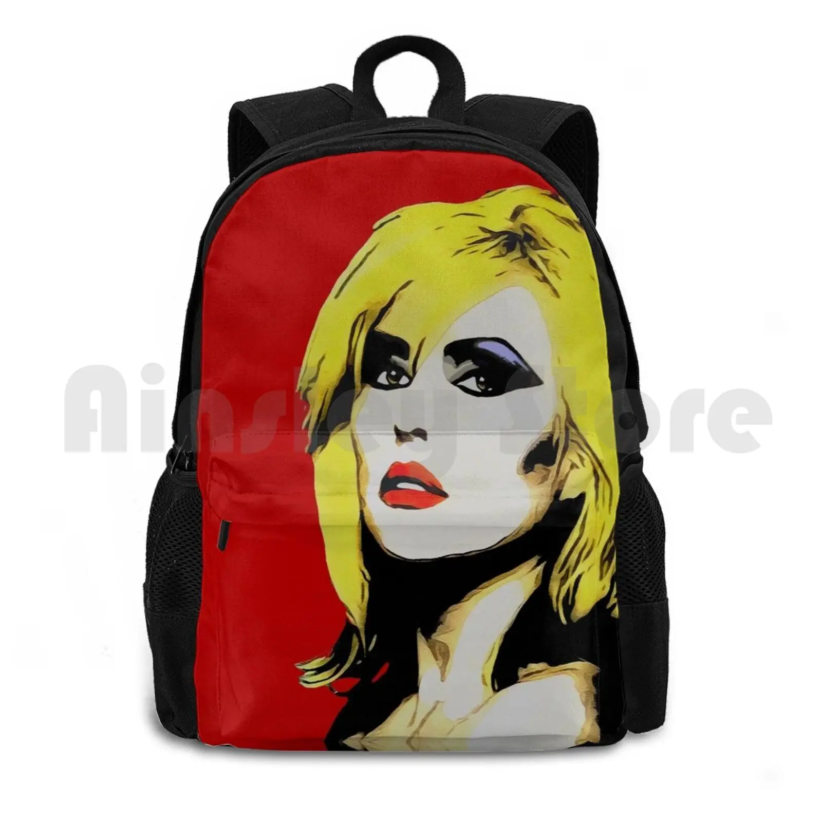 Debbie Outdoor Hiking Backpack Waterproof Camping Travel Harry Debbie Harry Blondie Sweet And Low 1989 Remix New York City