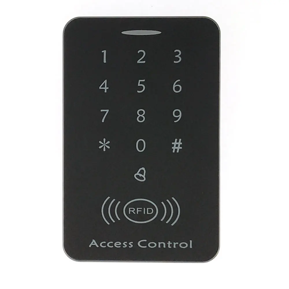 Plastic Access Control Dull Polish Keypad ID 125Khz  Standalone Access Control 1000 User 2pcs Mother Card 10pcs ID Tags,Min:1pcs