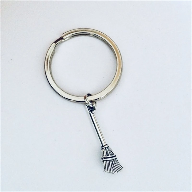 Broomstick Keychain, Witch Related Gifts, Broomstick Keyring, Pagan Gift, Witchy Gift, Witchcraft Keychain, Witch Accessories