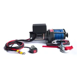 2500 lbs small portable ATV kart electric winch 12V /24V small winch