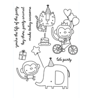 Animals Transparent Clear Silicone Stamp/Seal for DIY scrapbooking/photo album Decorative clear stamp