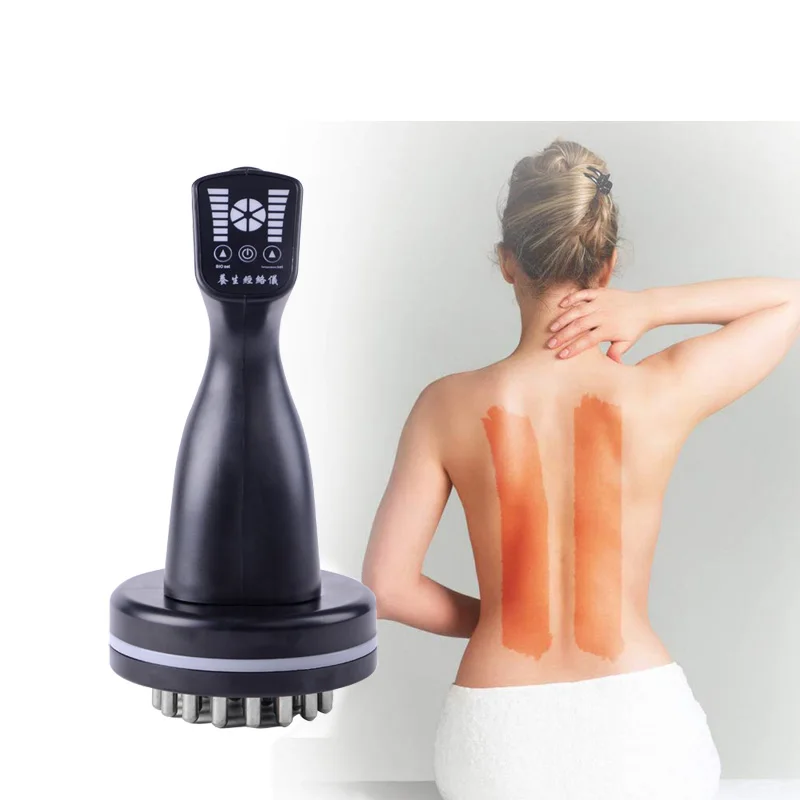 Microcurrent Meridian Scrape Infrared Body Detoxification Massage Comb Regimen Dredging Warm Brush Shape Promote Blood Relaxing