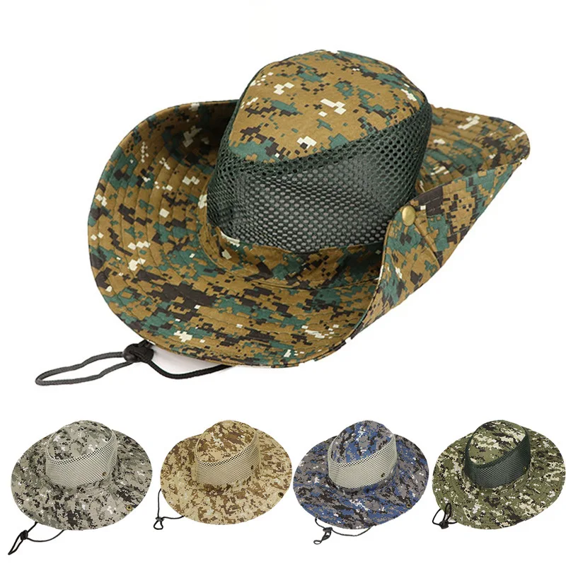 Outdoor fisherman travel sunscreen hat recreational sunshade fishing cap breathable riding mountaineering heated hiking hunting