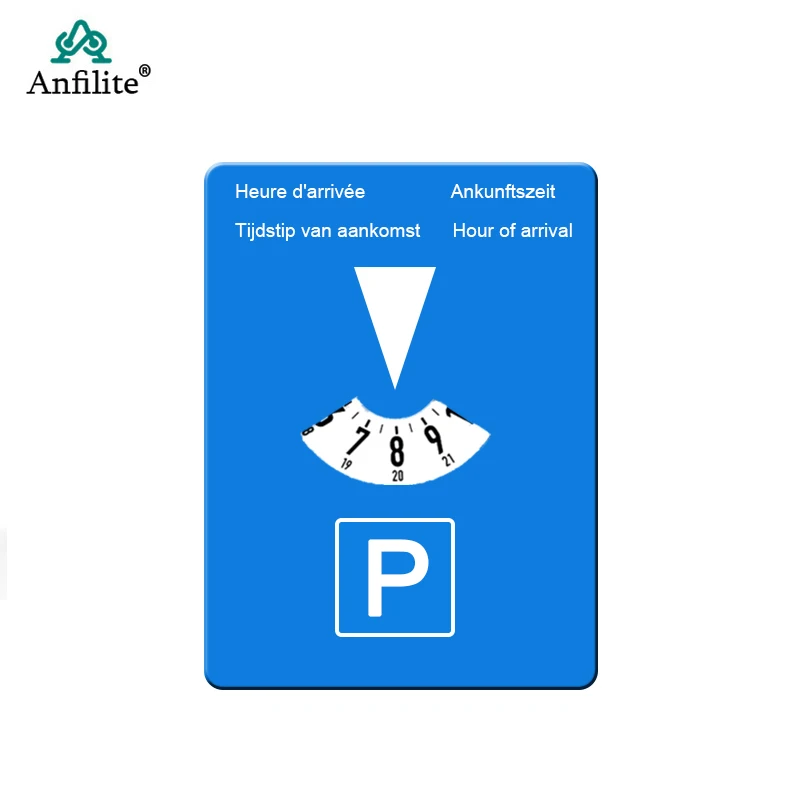 Car Parking time plate Time Display Disc Return Time Note Car Parking Time Sign Timer Clock