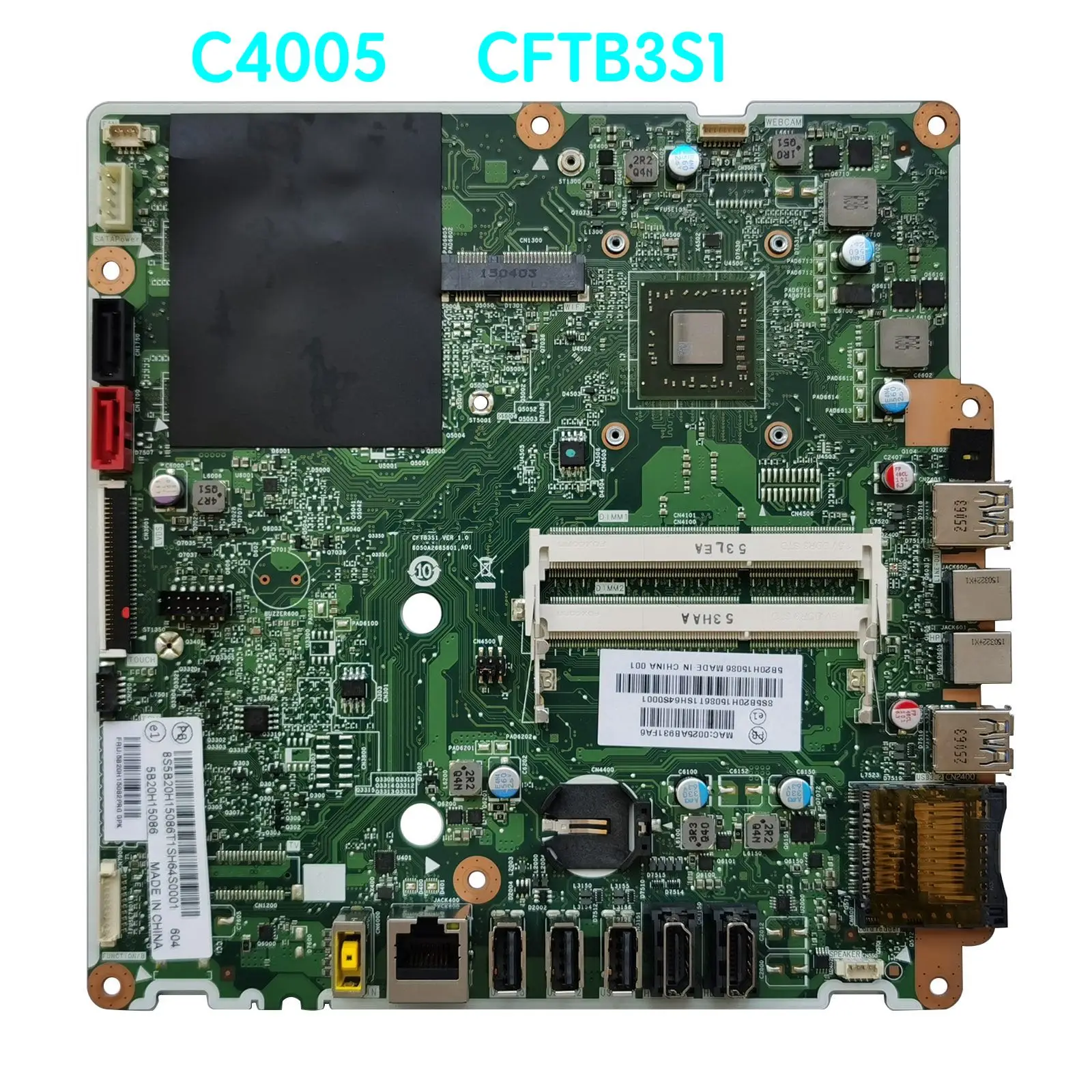 

Suitable For Lenovo C4005 C40-05 Motherboard 5B20H15086 CFTB3S1 VER:1.0 Mainboard 100% tested fully work