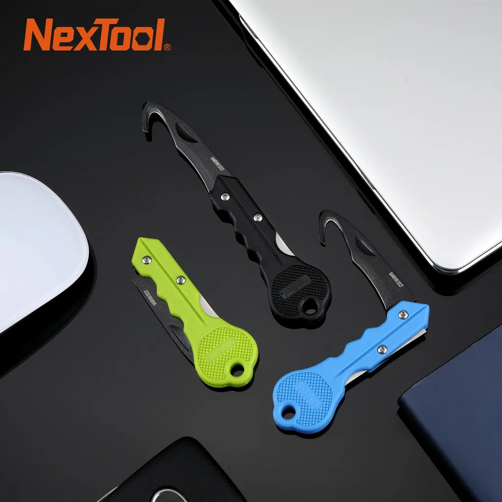 NexTool Mini Box Opener For Package Pocket Knife Parcel Keychain Small EDC Knife Folding 1.3g Portable Multi Survival Tool Sets