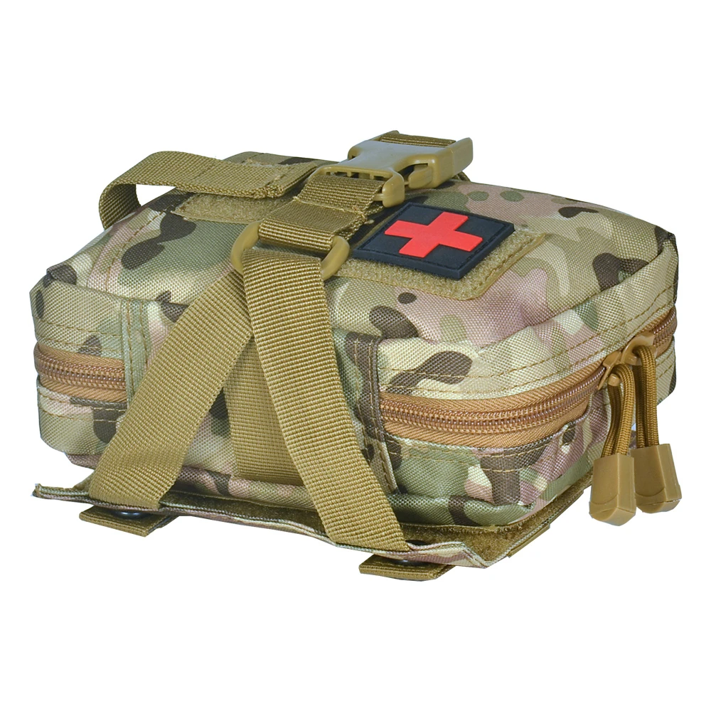 QD Tactical Molle First Aid Pouch Bag Empty EMT Gear Emergency EDC Storage Army Hunting Hiking Camping Adventure Durable Nylon