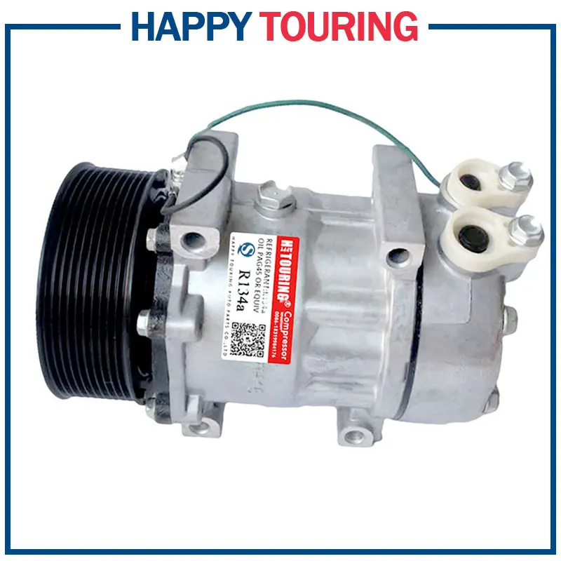 

SD7H15 ac compressor For SCANIA 4 P G R T Platform Chassis Truck Tractor 1996- Air Condition Compressor 1531196 1888032 10570608