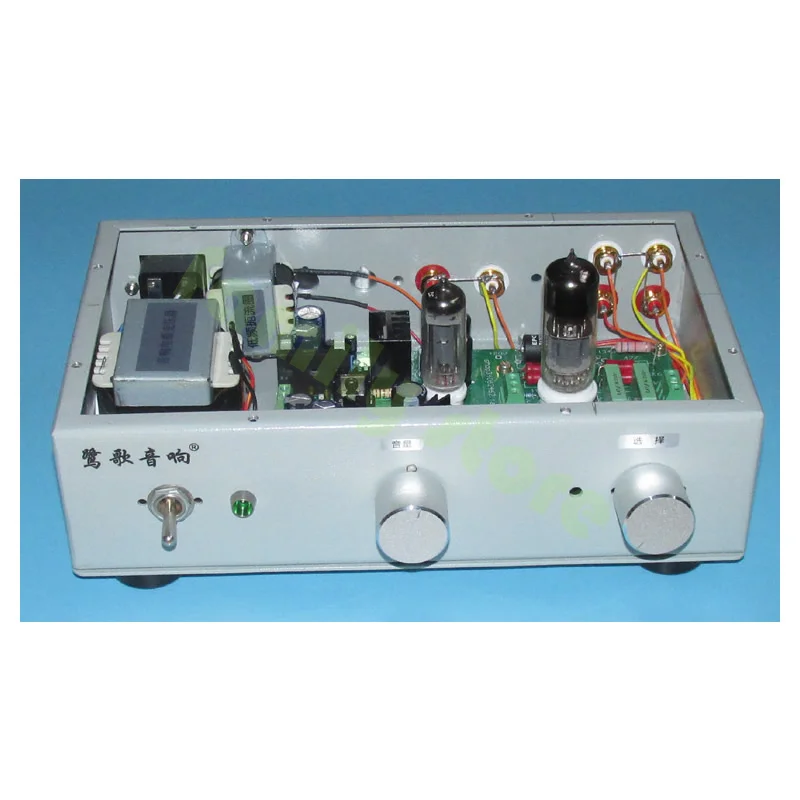 Good sound quality high quality Single-tube 6N6 tube preamplifier for HOOD 1969 small class A power amplifier,amplified 22 times