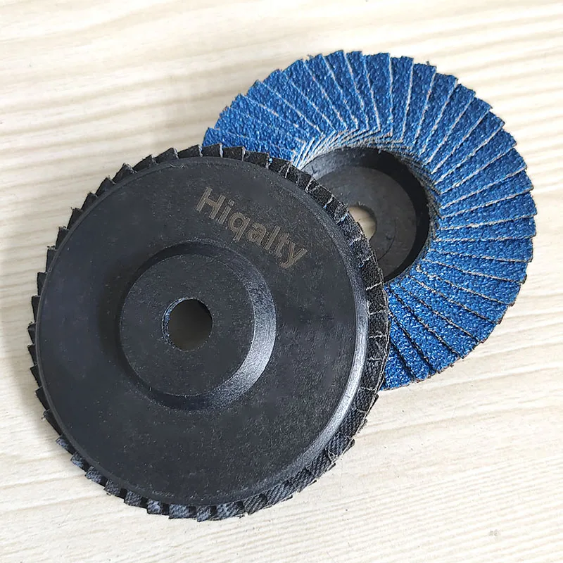 Hiqalty 3 인치 6/10PCS 플랩 디스크 75*10mm 그라인딩 휠 샌딩 디스크 80 그릿 앵글 그라인더 연마 금속 나무 플라스틱