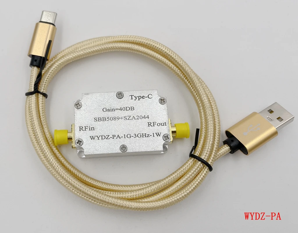 

Microwave Unidirectional Power Amplifier Sbb5089 + Sza2044 2.4GHz 1W 30dBm RF Power Amplifier