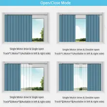 Smart Electric Curtain Track with Remote #2