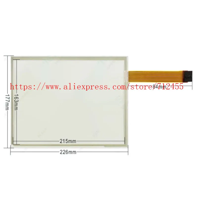 Imagem -02 - Polegadas 8-wire Touch Screen Digitador Apto para Greenstar Gs2 2600 Greenstar gs 2600 10.4