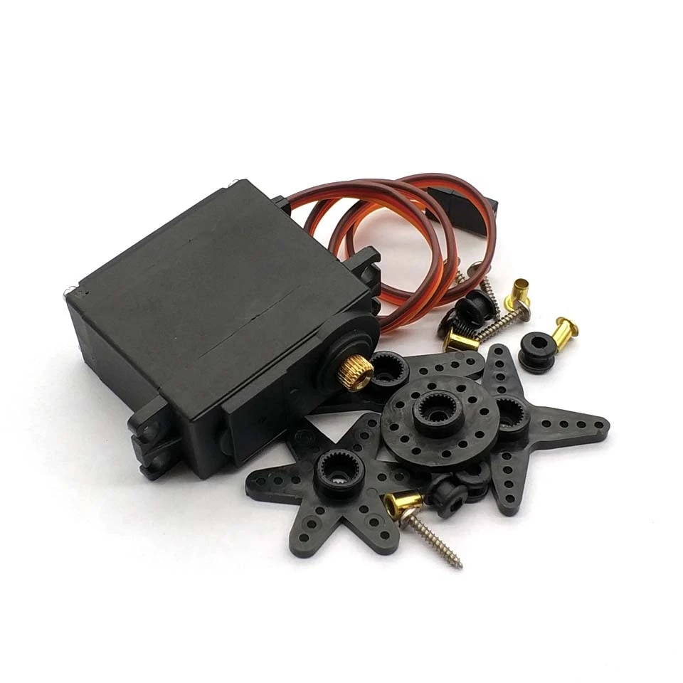 سيرفيوس الرقمية MG996R MG995 MG945 55g مضاعفات المعادن والعتاد ل Futaba JR سيارة RC نموذج هليكوبتر