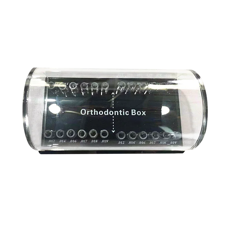 

Orthodontic arch wire storage box Arch wire storage box Acrylic high-end induction box Square wire round wire storage box