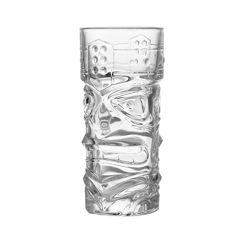 Aixiangru-Tiki Cocktail Glass, Human Face Glass Cup, Nordic Wine Glasses, Creative Drinking Glasses, Bar Accessories