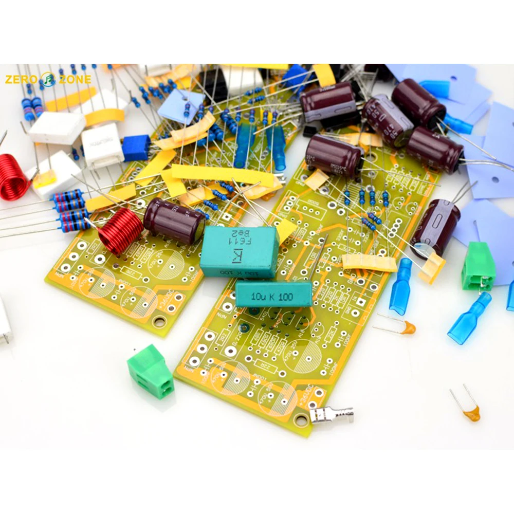 Одна пара SYM5-3 100 Вт комплекты для самостоятельной сборки с высоким коэффициентом наклона, двухканальный класс AB, усилитель мощности после сцены, Плата усилителя звука