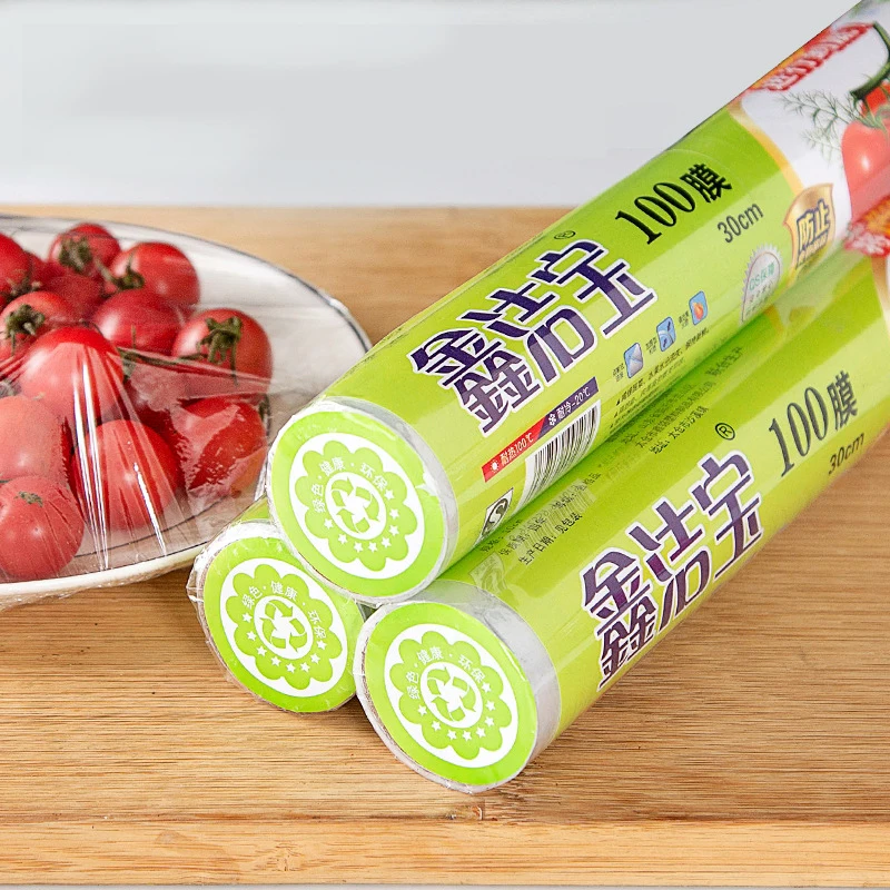 Plastic wrap food preservation household economic roll fruit sandwich disposable food plastic wrap refrigerator preservation