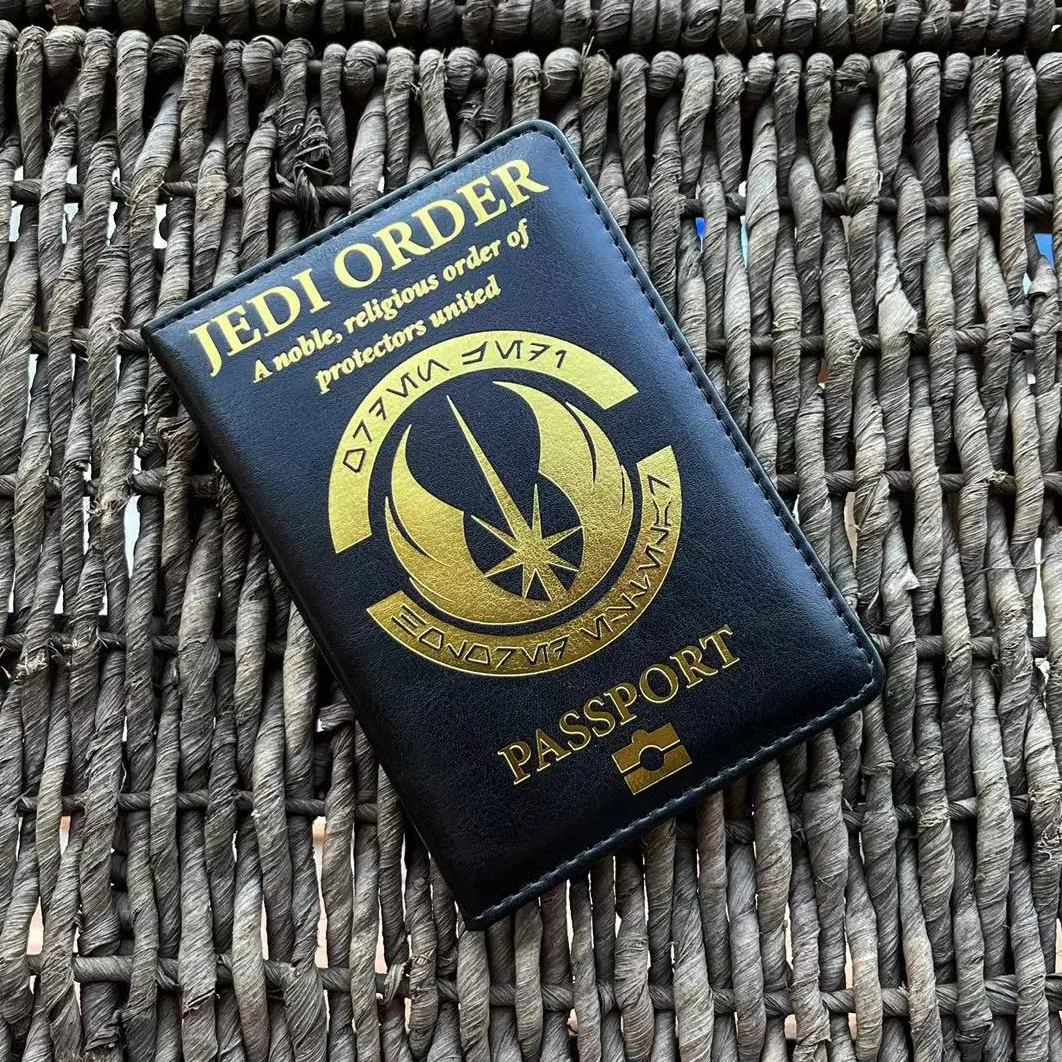 Galactic Empire Passport Cover Star Travel Wallet Document Organizer Covers for Passports