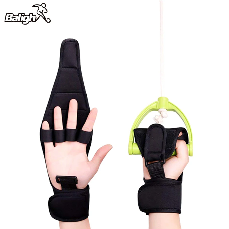 Balight Anti-Spasticity Finger Rehabilitation Auxiliary Gloves Splint Finger Recovery Grip Impairment Fixed Hand Wrist Support