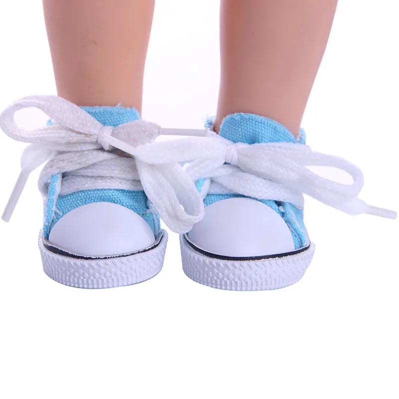 Zapatos de lona con cordones para muñeca americana, zapatos de 5 Cm para muñeca BJD EXO de 14,5 pulgadas, Paola Renio, accesorios para muñecas, juguete para niñas, Rusia, bricolaje