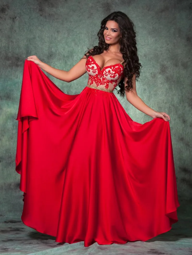 Robe de soirée en dentelle rouge 15 anos, transparente, longue, longueur au sol, style arabe, Dubia, Kaftan marocain, robes de Quinceanera, 2021