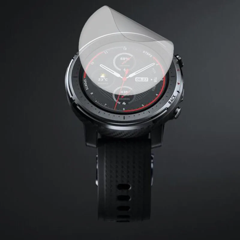 

Мягкая прозрачная защитная пленка для Xiaomi Huami Amazfit Stratos 3 Watch Stratos3 Smartwatch Защитная крышка для экрана (не стекло)