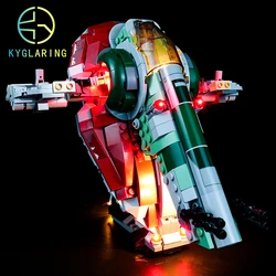 Kyglaring Led Lighting Set DIY Toys For 75312 Boba Fett Starship (Not Included Building Blocks)