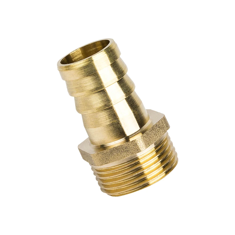 Brass Hose Pipe Fitting 10mm 12mm 14mm 16mm 19mm 32mm Barb Tail To 1 Inch BSP Male Thread Connector Joint Copper Coupler Adapter