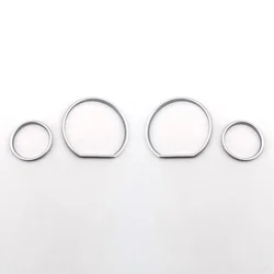 Speed Meter Decor Matt Chrome Gauge Cluster Bezal Dashboard chrome dial ring For BMW E36 M M3 GT Z3