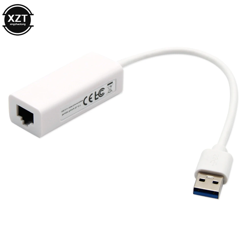 USB 3.0 Gigabit Kartu Jaringan Ethernet Ke RJ45 10/100/1000 Mbps Adaptor Ethernet dengan Kabel untuk Laptop Win 8 10 Macbook Xiaomi PC