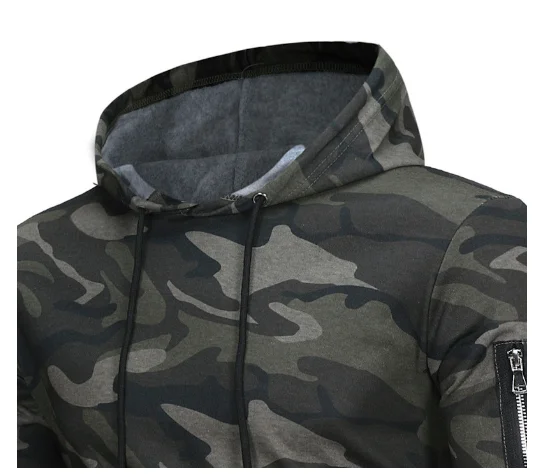 Military Camouflage Hooded Sweatshirt Men Hip Hop Hoodies Sweatshirts Mens 2020 Spring Autumn Casual Pullover Streetswear Tops