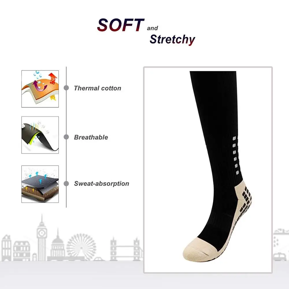 Beruf Fußball Socken Knie Socke Nicht Slip Basketball Hockey Sport Fußball Socken Baumwolle Verdickt Handtuch Unten Schweiß absorbieren