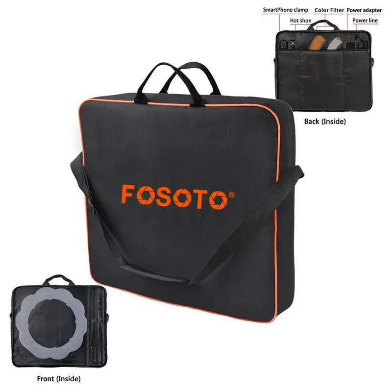 fusitu Photographic Bag Case For Led Ring Light Lamp For Photographic Lighting Tripod Stand And Lamp Meantime For 18inch Lamp