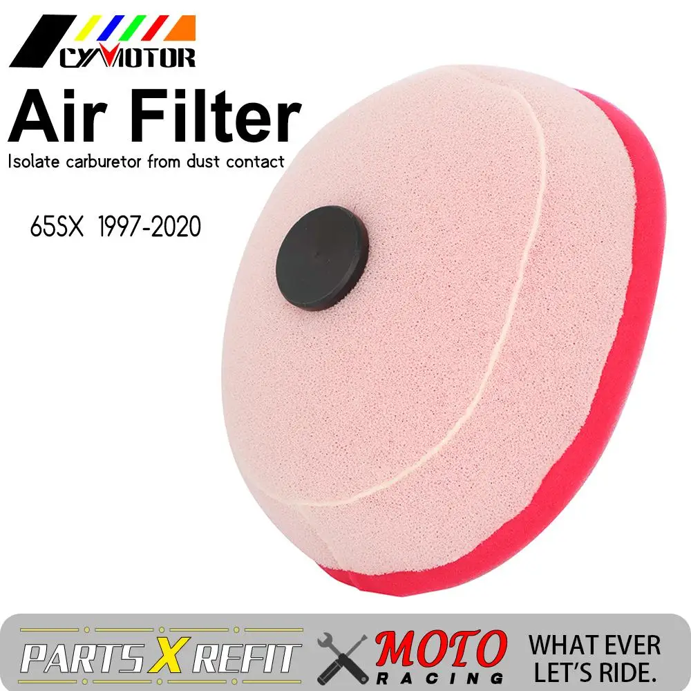Motorcycle 2020 NEW Dual Foam Layer Sponge Air Cleaner Filter For KTM 65SX SX 65 1997-2017 2018 2019 JFG