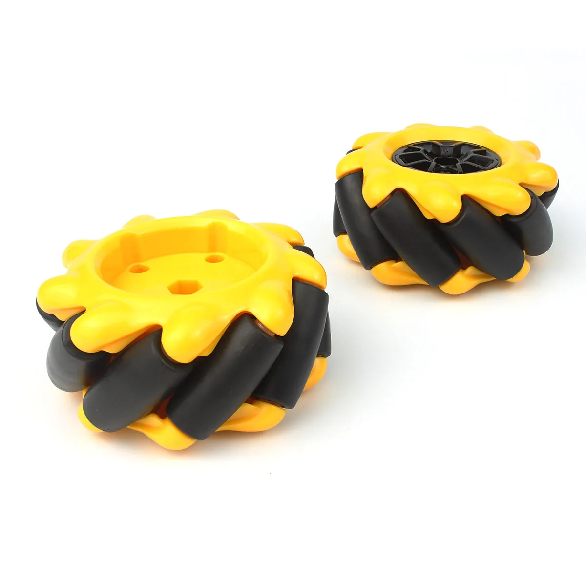 4pcs 60MM High Hardness Plastic Omni-directional  Mecanum Wheel with  Motor Connector  for Smart Robot Car Arduino DIY Robot