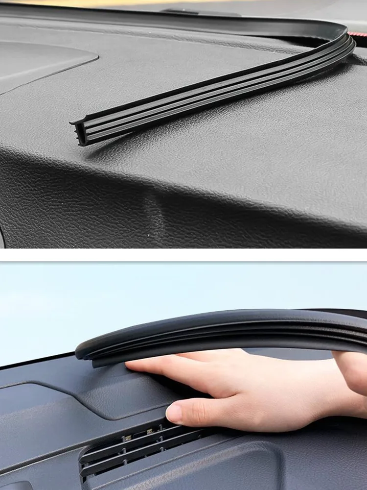 Car Interior Sticker Rubber Dashboard Sealing Strips For Fiat 124 Spider 500 500C 500L 500X BRAVA Albea Bravo Doblo ducato MAREA