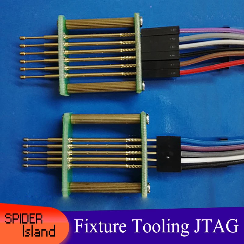 DIY Burning Test Kit Programming Download Burning Hand Pressed PCB Test Inspection Fixture Tooling  JTAG 3-6pin 2.54mm /2.0mm