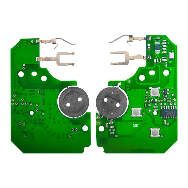 Xnrkey original id46 pcf7947 chip para renault megane 3 scenic 2003-2008 remoto chave 3 botões 433mhz cartão inteligente inserção de emergência