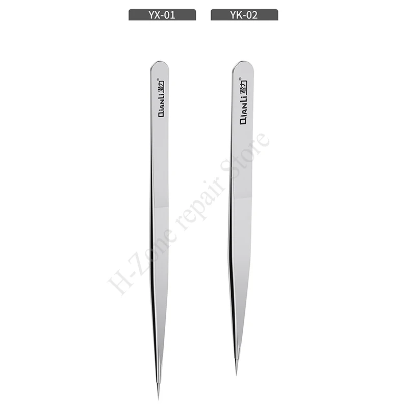 Qianli INeezy YX-01 YK-02 0.1mm flying wire non-magnetic stainless steel tweezers BGA jumper repair pliers mobile phone repair
