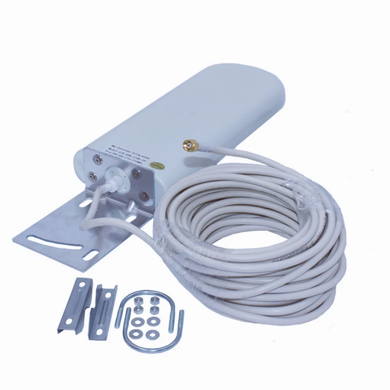 LTE 4g external antenna 20dbi 697-2700Mhz 3G 4G outdoor antenna SMA male  10m CABLE   for repeater or  booster router