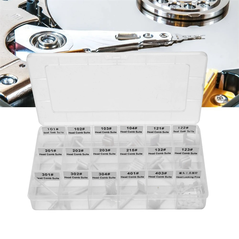 50PCS Hard Disk Magnetic Head Change Kit Hard Drive Repair Head Replacement Changing Tool for SAS and SCSI of 2.5/3.5 inches