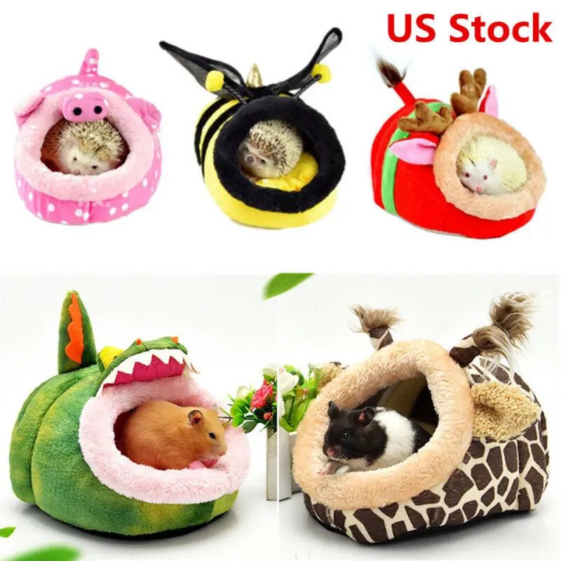 Hamster House Guinea Pig Accessories Rodent/Guinea Pig/Rat/Hedgehog Hamster Cotton House Small Animal Nest Winter Warm