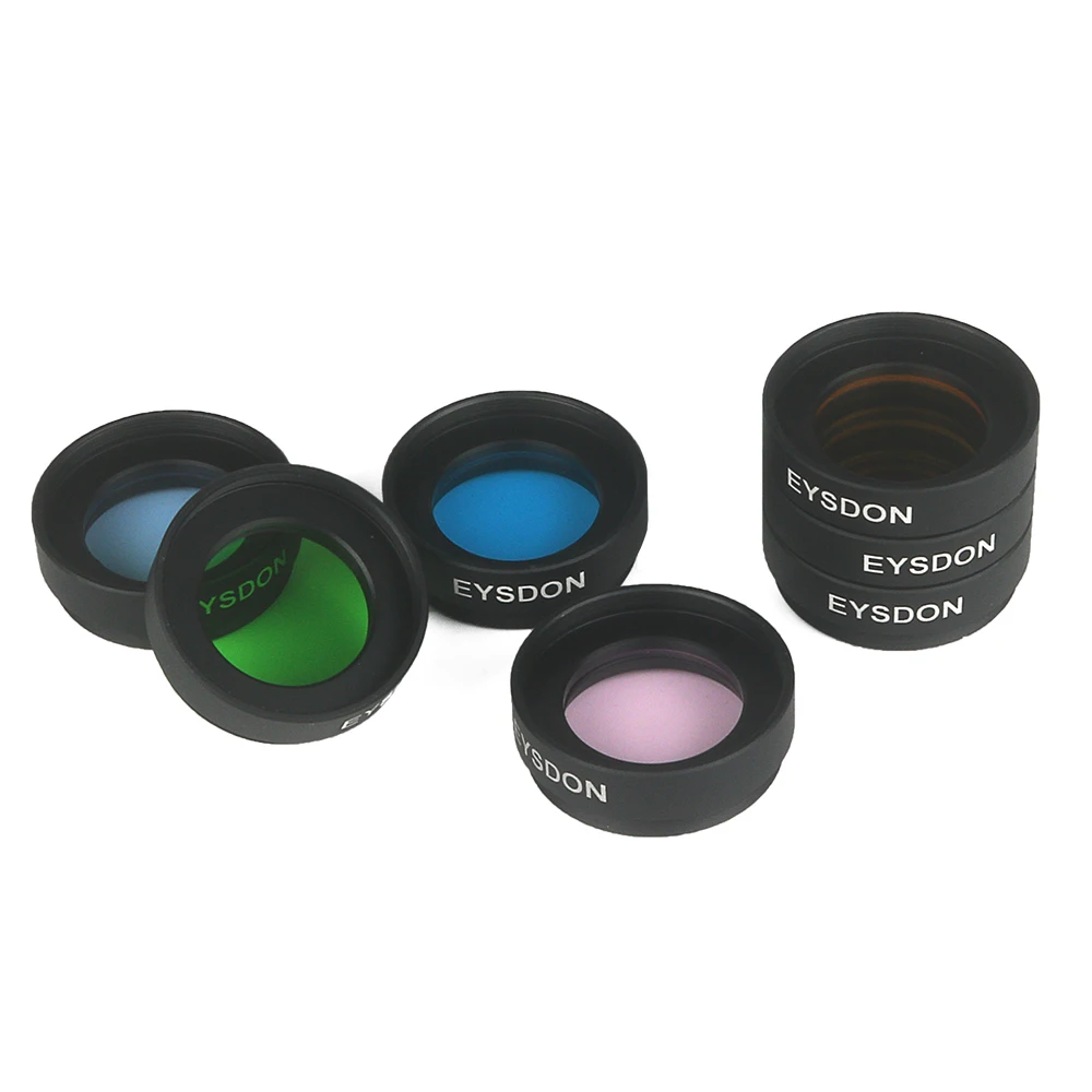 EYSDON 1.25 Inch Astronomical Telescope RGB Filter For Astro Telescope Eypiece Lens