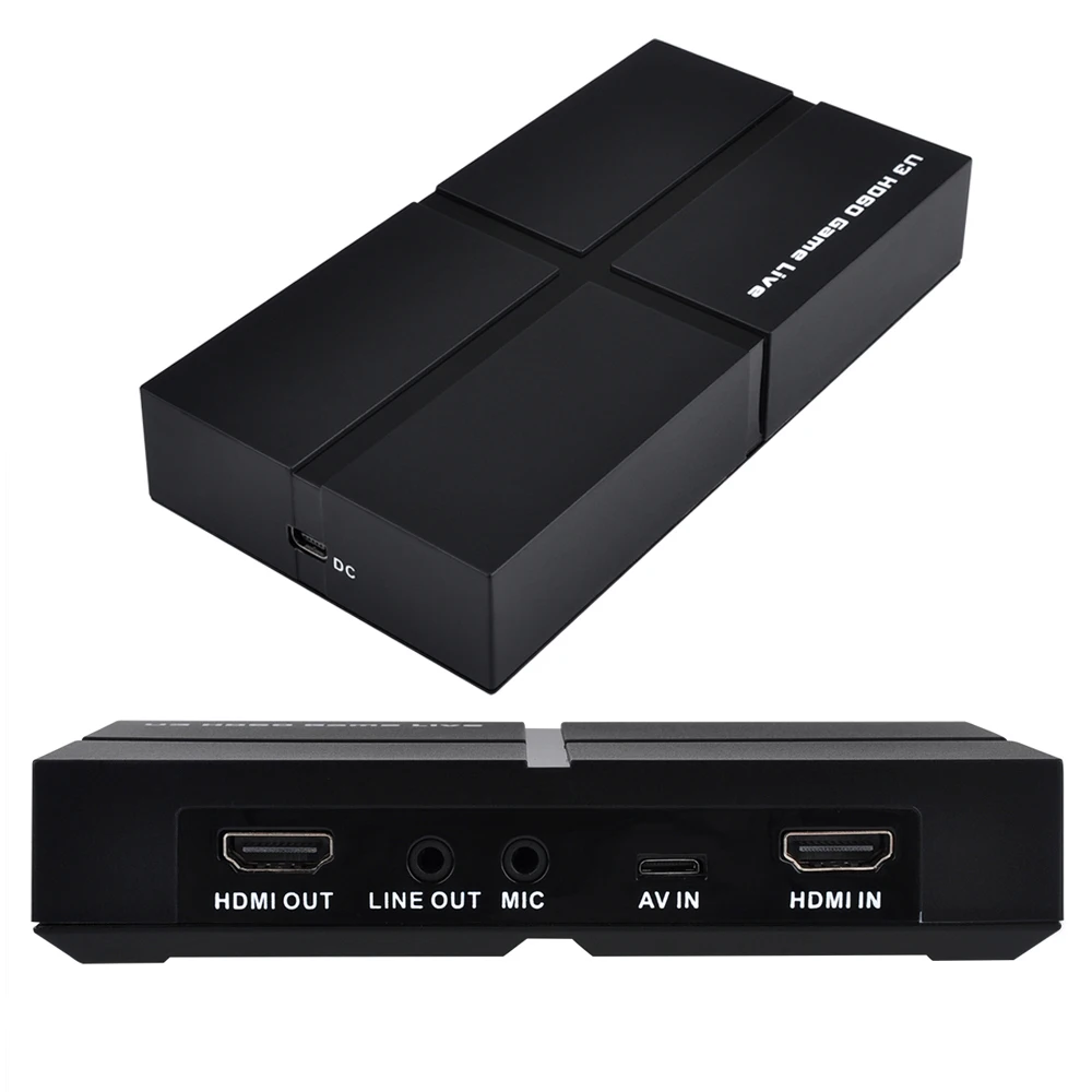 

VHS capture UVC USB3.0 Game capture all in one living stream.convert YPbPr HDMI compatible to PC for Wins, Mac, Linux 1080P60fps