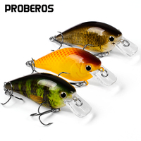 PROBEROS 6 PCS Topwater Crankbait Fishing Lure 7cm 13g Artificial Wobblers Crank Bait Bass Trout Carp Fishing Tackle