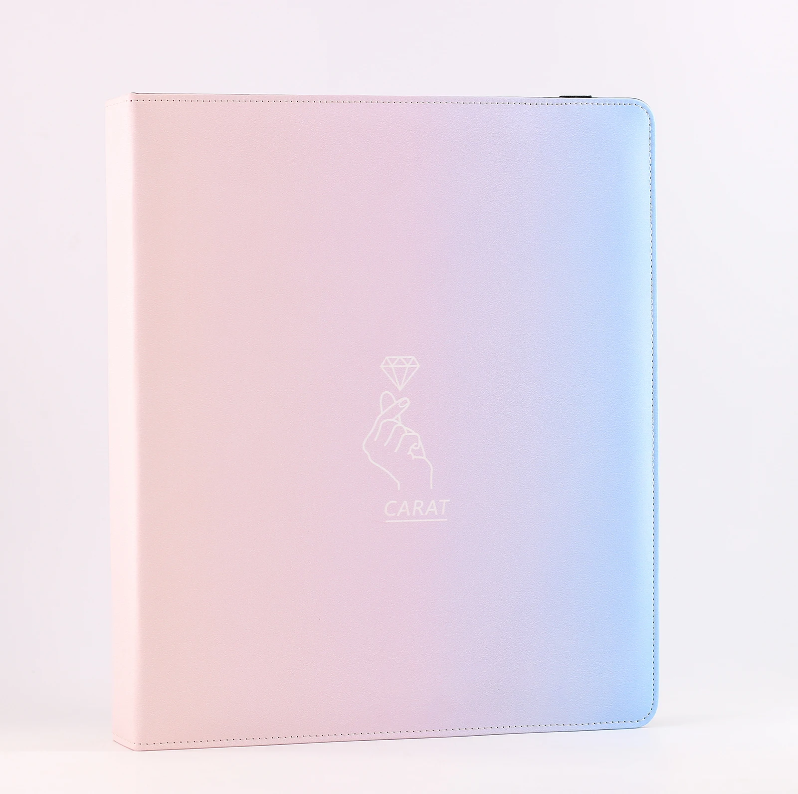 Large Volume Collection Album Pink and Blue Gradation Color Small Card Book For Board Game Pkm TCG MTG Trading Cards