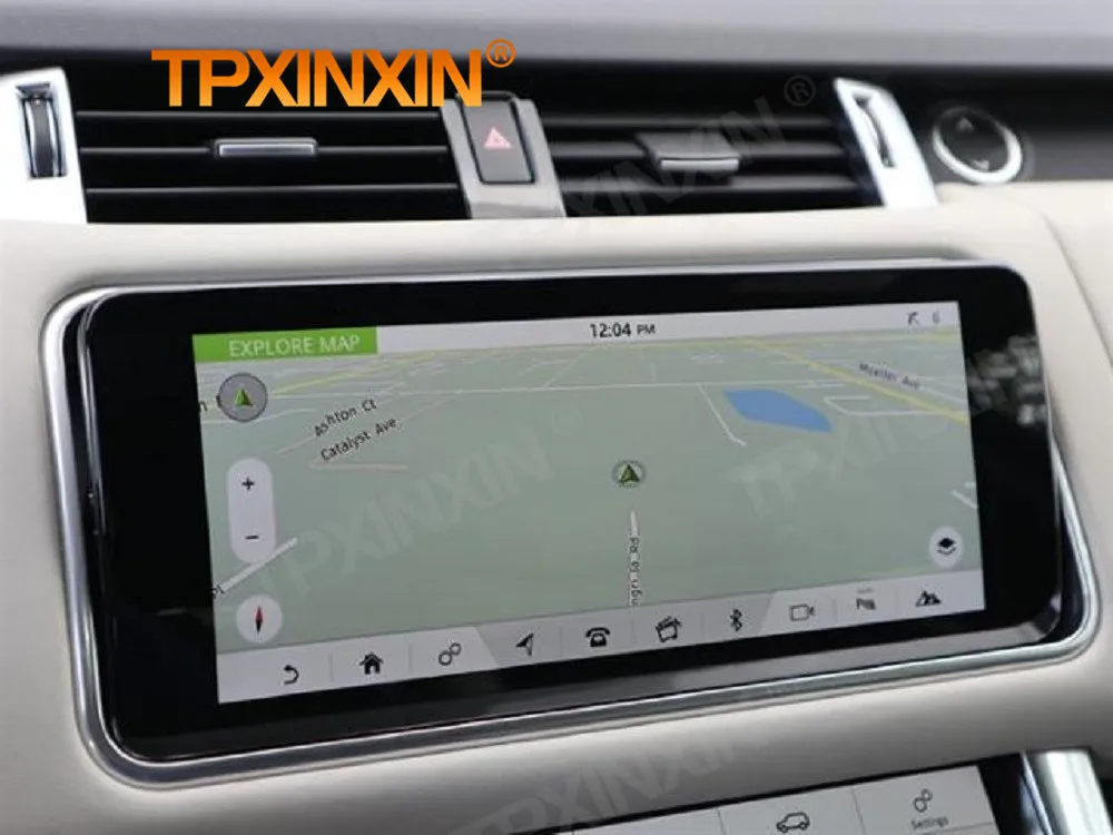 لوحة التيار المتردد أندرويد لاند روفر رينج روفر سبورت رواج SVA LWB L405 2012 2013 2014 2015 2016 2017 2018 وحدة استقبال الراديو الرئيسية