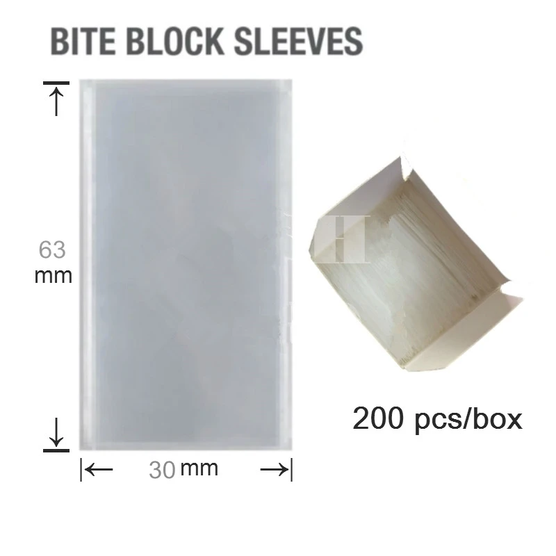 1000pcs Dental Panorama Disposable Bite Block Sleeves cover 63*30mm